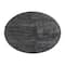Hello Honey® 16" Black Oval Mango Wood Pedestal